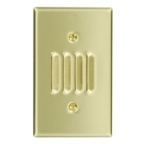 Leviton Brass 1G Horiz Louvre 81079